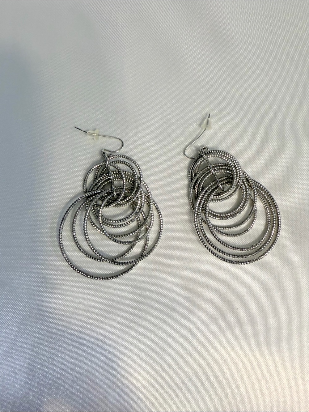 Vintage  Lia Sophia "Run Around" Multi-Hoop Dangle Earrings.